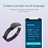 BOND TOUCH Long Distance Touch Bracelet for Couples - Stay Connected Anywhere and Anywhere - Unique Relationship Gift with Real Time Message and Customizable Colors - Single Tap Bracelet