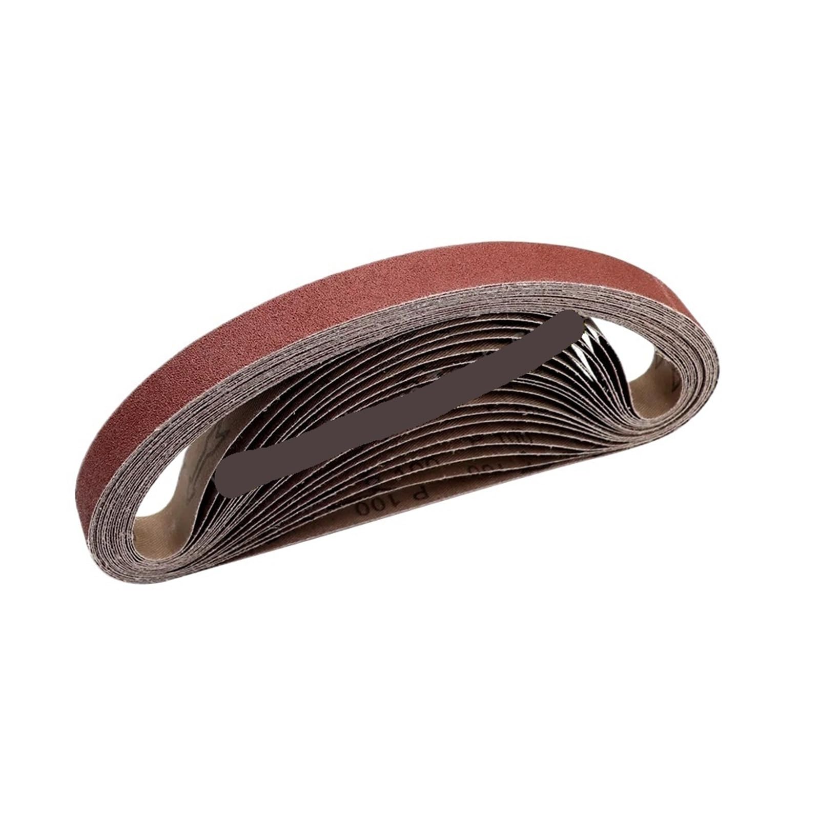 10 nastri abrasivi per levigatrice da 760 x 25 mm, per lucidatura di legno e metallo, grana 40-1000 (60)