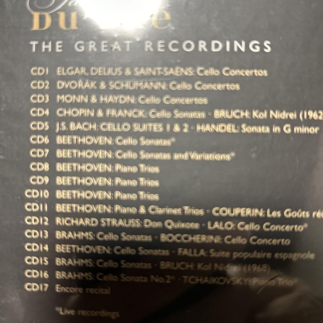 Du Pre The Great Recording チェロ全レコーディング Du Pre The Great Recording チェロ全レコーディング Du Pre The