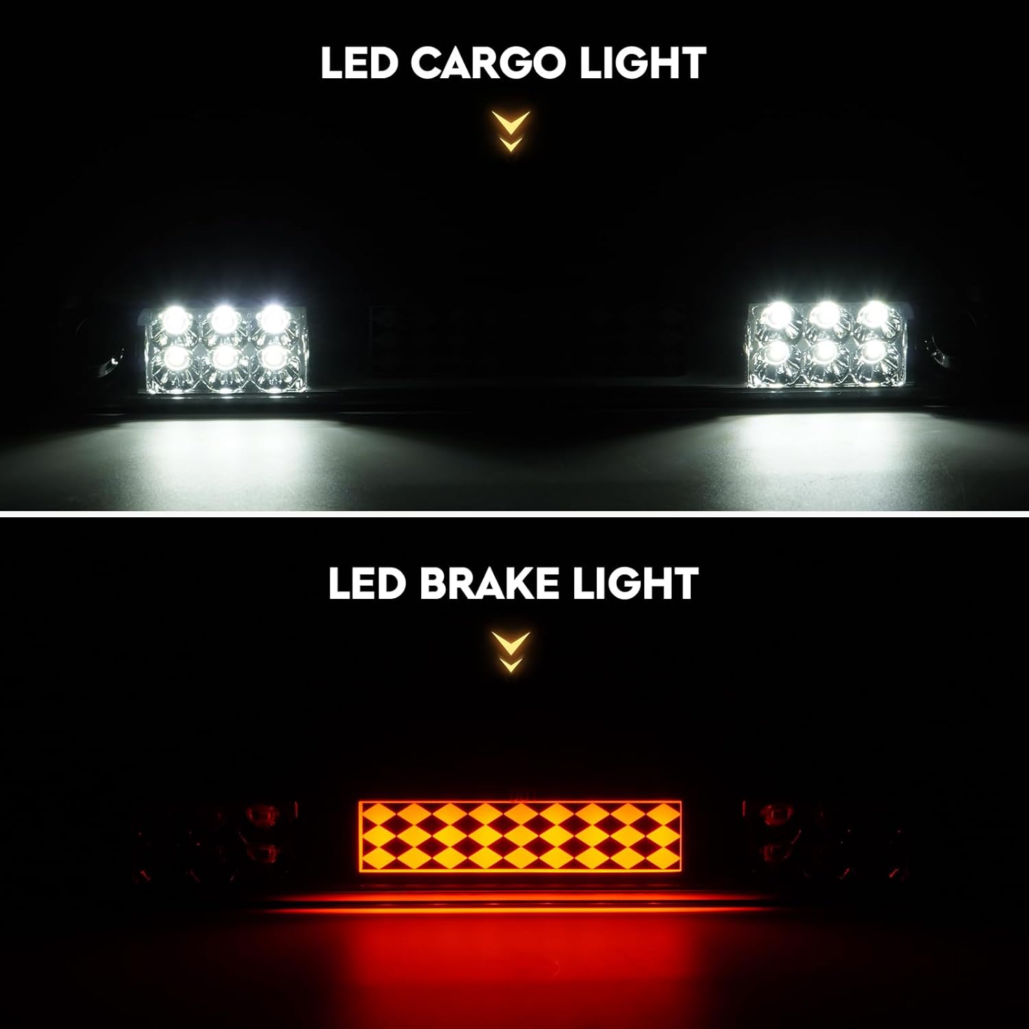 Tail Light + 3rd Third Brake Light Kit Fit for Chevy & GMC C1500 K1500 1988-1999, C2500 C3500 K2500 K3500 1988-2000, for Blazer 1992-1994, Smoke Lens