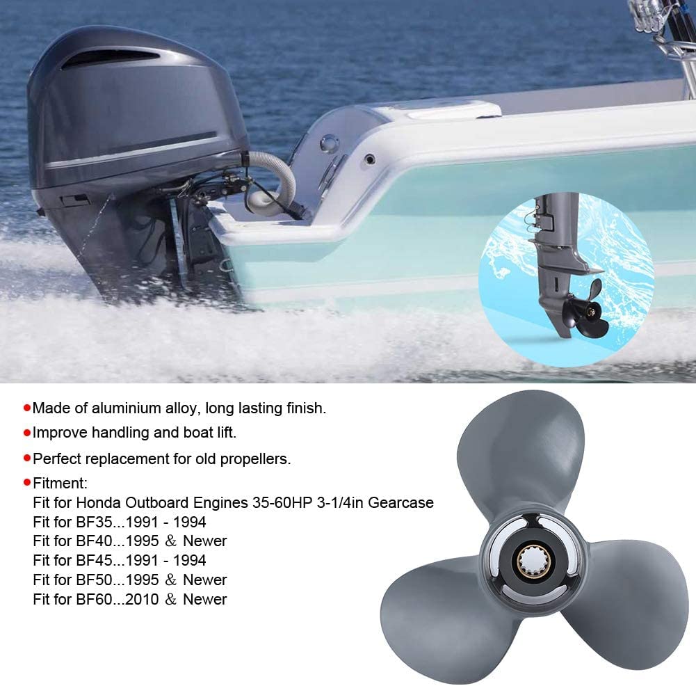 Dioche per 35-60Hp丨 Fuoribordo 丨 Barca/Yacht Ricambi Fuoribordo 13 Scanalatura Dente 3 Lame 58130-Zv5-000Za 11 1/4 X 13 Fit for 35-60Hp