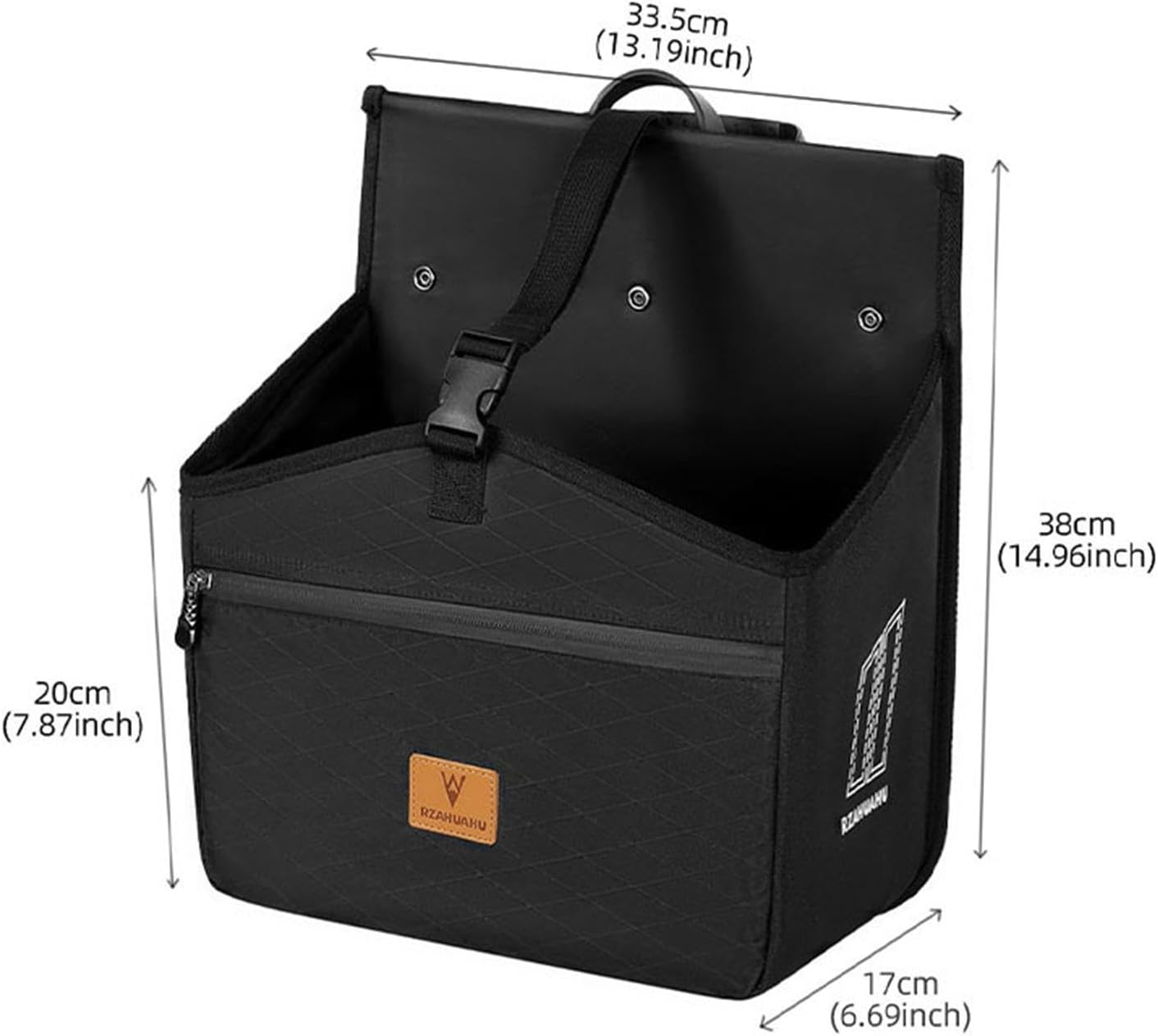 Bike Single Pannier Bag Large Capacity Bike Saddle Bag Grocery Storage Bag Bicycle Rear Rack Bag Bicycle Bag for Traveling