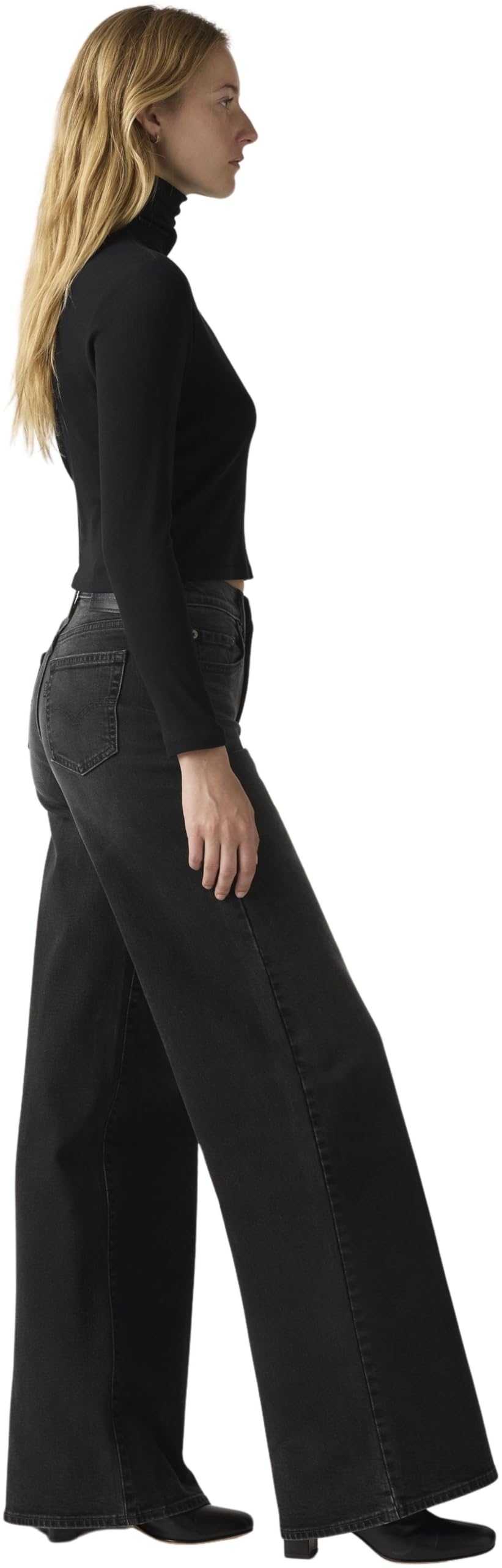 Levi's Kobieta Dżinsy 728 z wysokim stanem i szeroką nogawką