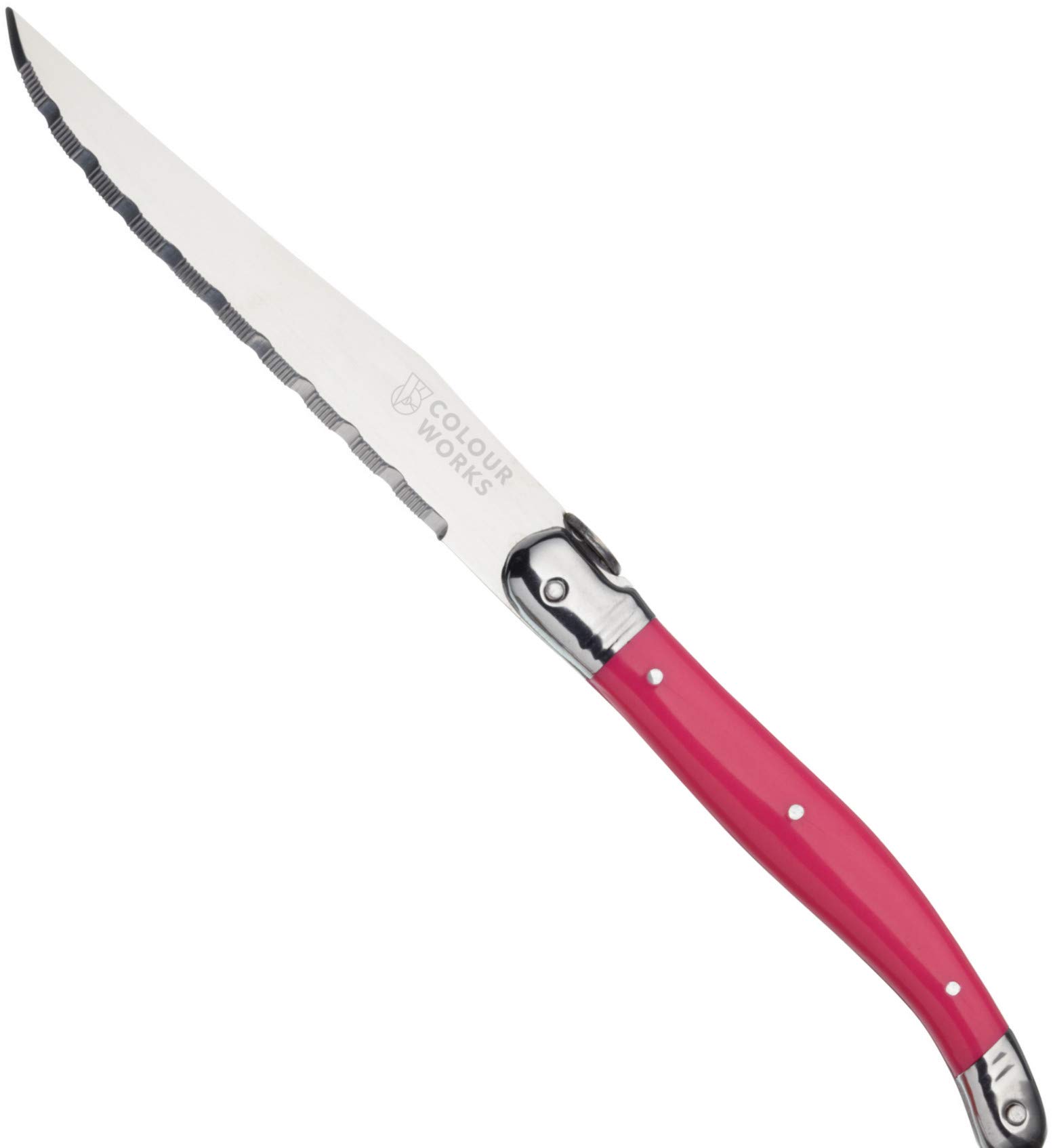 Colourworks Cuchillos Carne, Juego de Seis Piezas, Multicolor