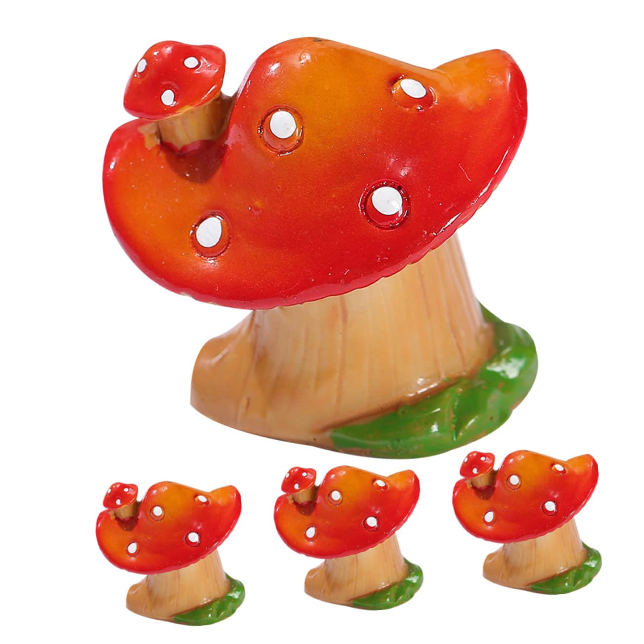 Statues de Champignons en Résine Durables pour Ornement Extérieur - 8