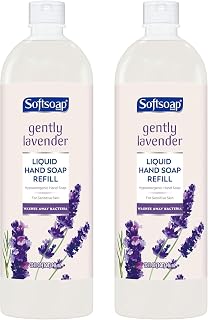 Gently Lavender Liquid Hand Soap Refill for Sensitive Skin, 32 Fl Oz, Pack of 2