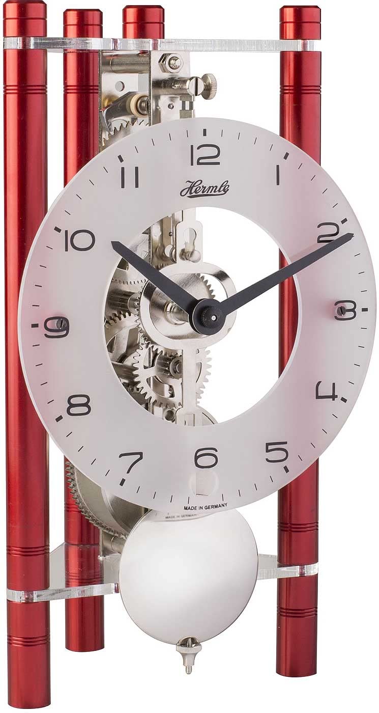 Pendule deur / wijzerplaat = bol glas =48962