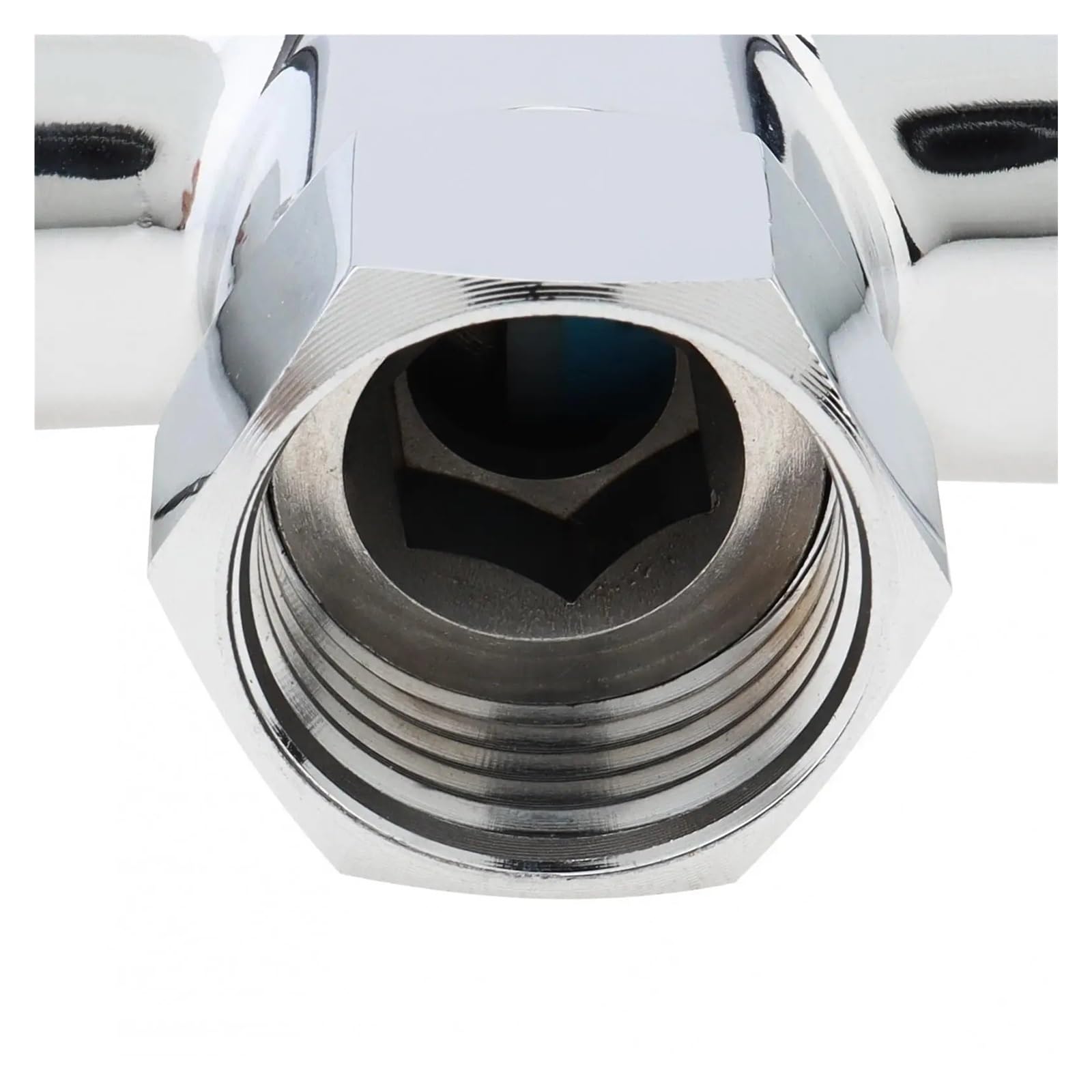 Convertidor adaptador de válvula desviadora de latón de 3 vías G1/2in for cabezal de ducha, distribución de agua de tres vías, piezas de baño for el hogar
