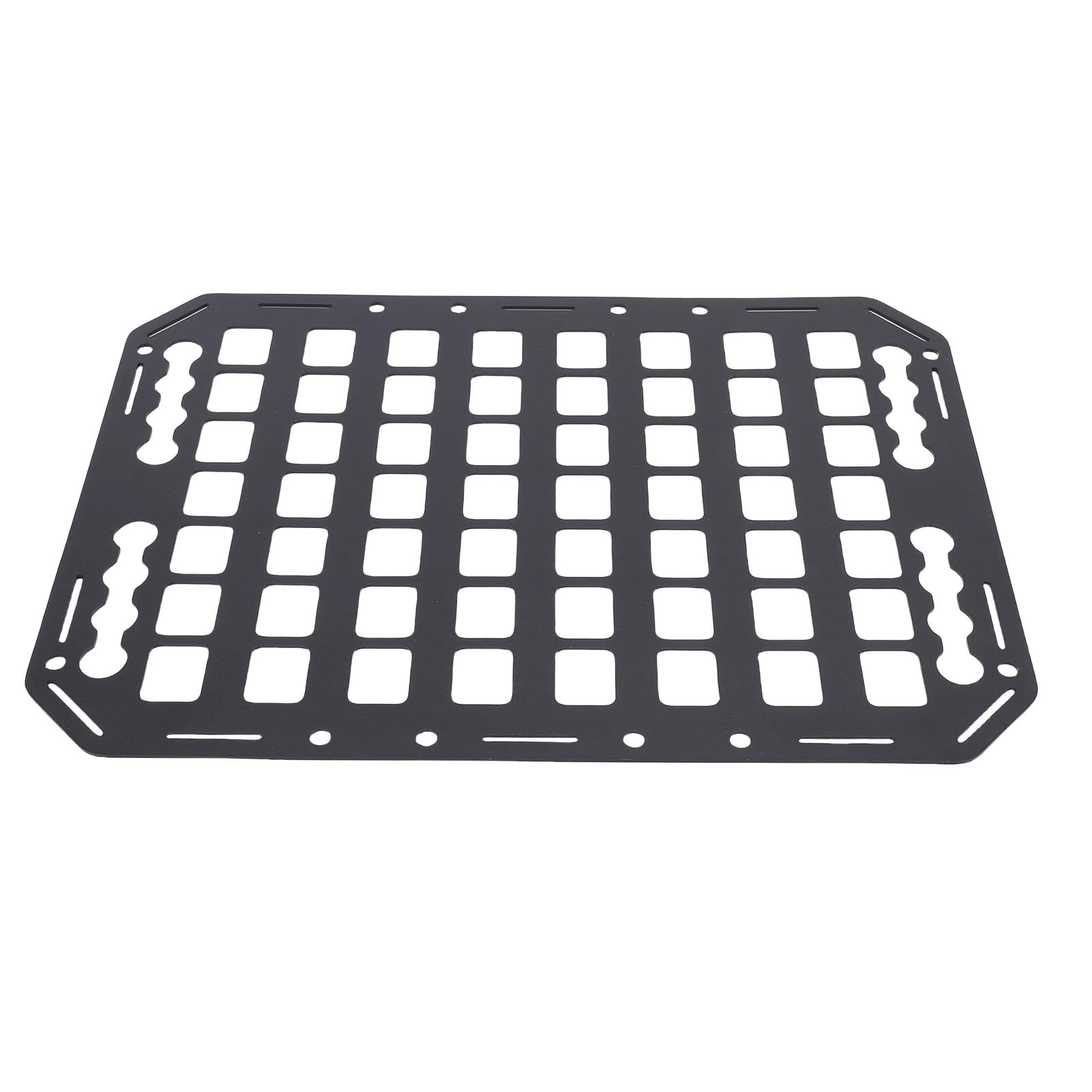 Panneau de Lit de Camion en Aluminium, Système de Rangement Molle Léger avec Mécanisme de Verrouillage pour Rail en L, Compatible avec Les Berlines, SUV, Pickups, Camions,