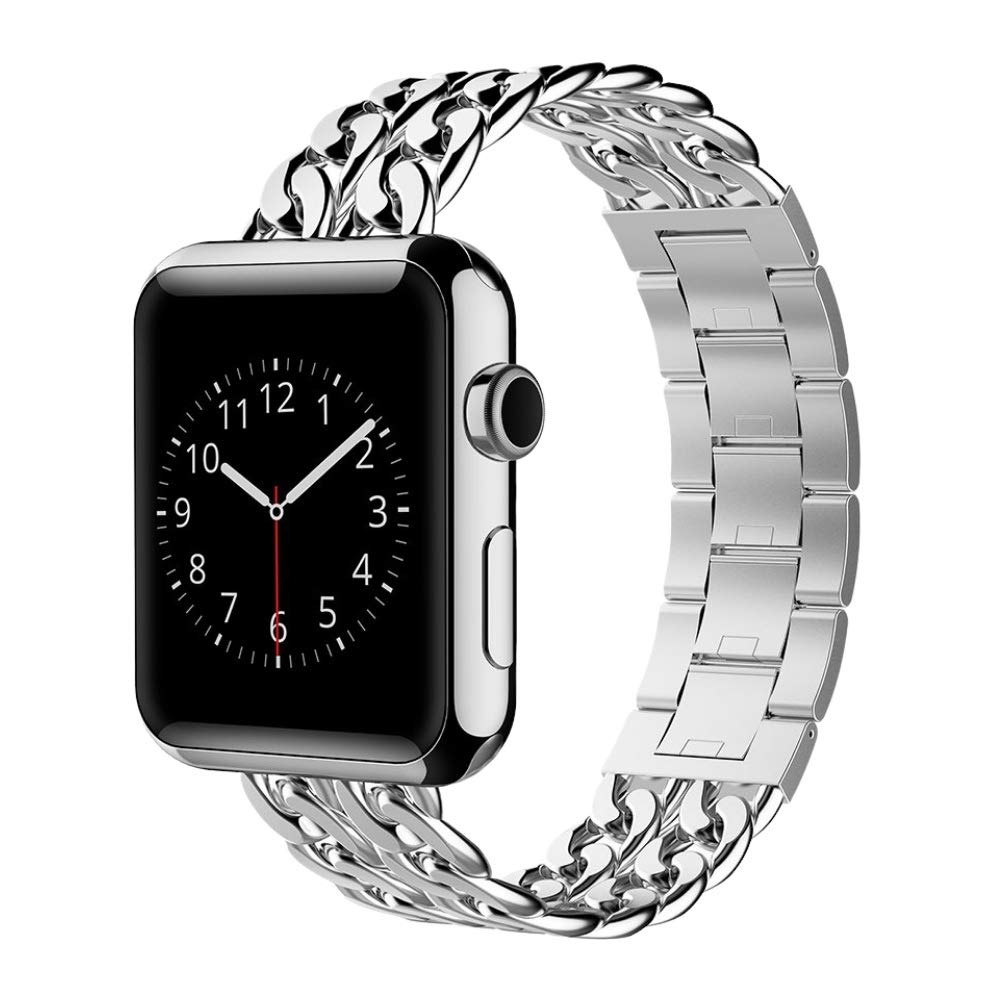 Amazon.co.jp: [YGGSTORE] アップルウォッチ Wチェーン バンド