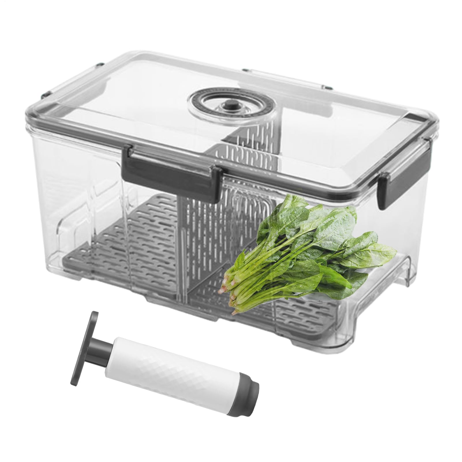Contenitore per alimenti trasparente con timer – Contenitore sottovuoto