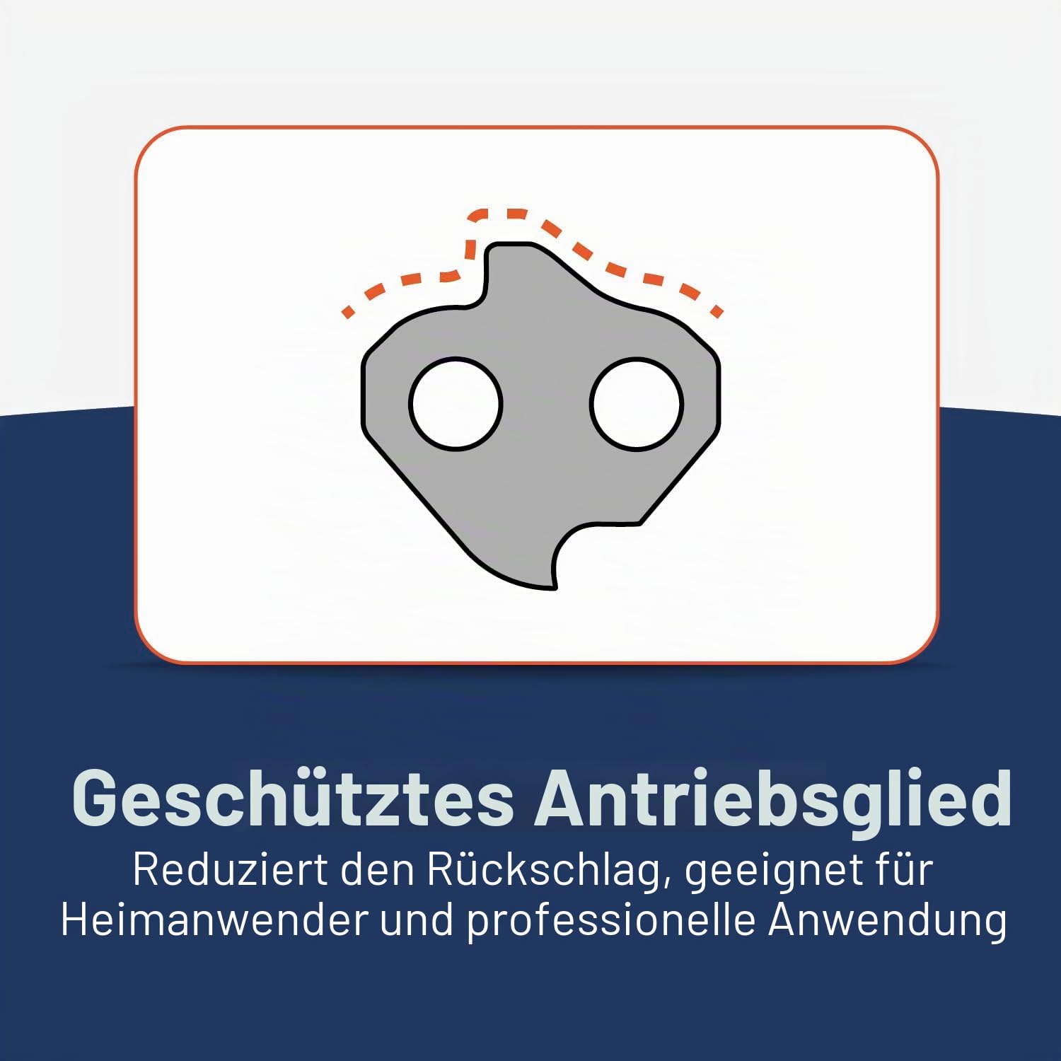 Husqvarna X-Cut S93G 35,6 cm Kettensägekette, 3/8 Zoll Teilung, 0,50 Zoll Gauge, 52 Drive Link Kettensägeblatt Ersatz, vorgespannt und geringer Rückschlag, Grau