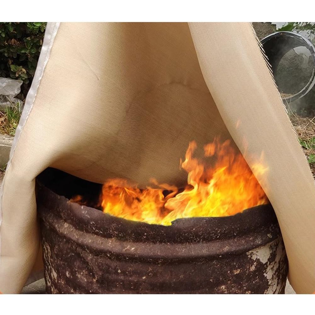 Manta de soldadura, ignífuga, alta sílice, 0,8 mm de grosor para soldadura y corte resistentes, uso profesional, 1,8 m x 1,2 m