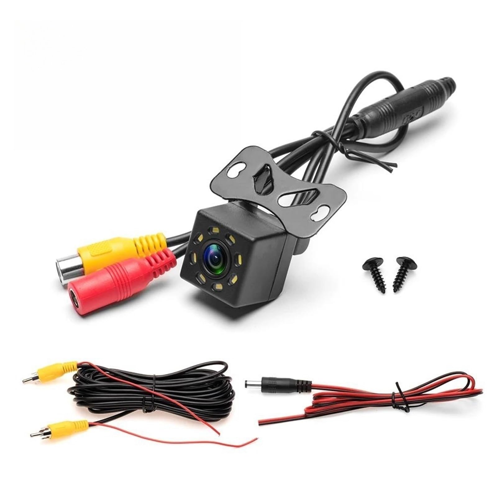 HD 1080P Resistente al Agua Cámara de visión Trasera del Coche 12LED Nocturna Monitor estacionamiento Marcha atrás Impermeable 170 Grados(A)
