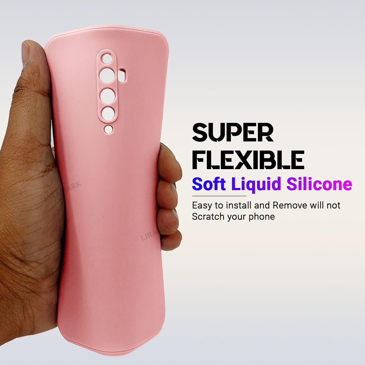 Oppo Reno 2F/2Z Silicone Case - Pink -4