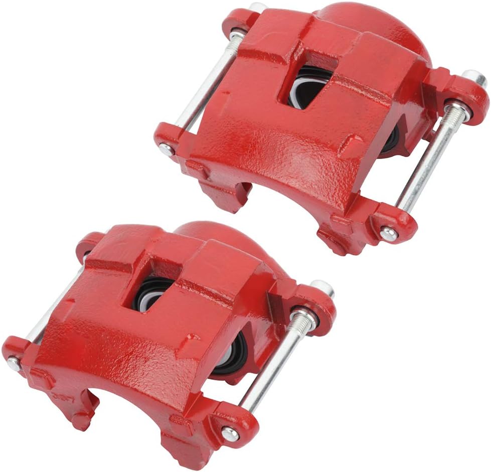 ASAPE 18-4072 18-4071 Front Left & Right Disc Brake Caliper for Chevry Camaro 82-92 for GMC Sonoma 91-03 for Isuzu Hombre 96-000 for Pontiac Firebird 82-92 (2*Brake Calipers Without Bracket)