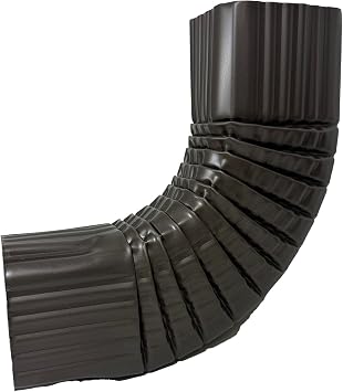 90degree, Style B, 3x4", Dark Bronze, Aluminum Downspout Gutter Elbow