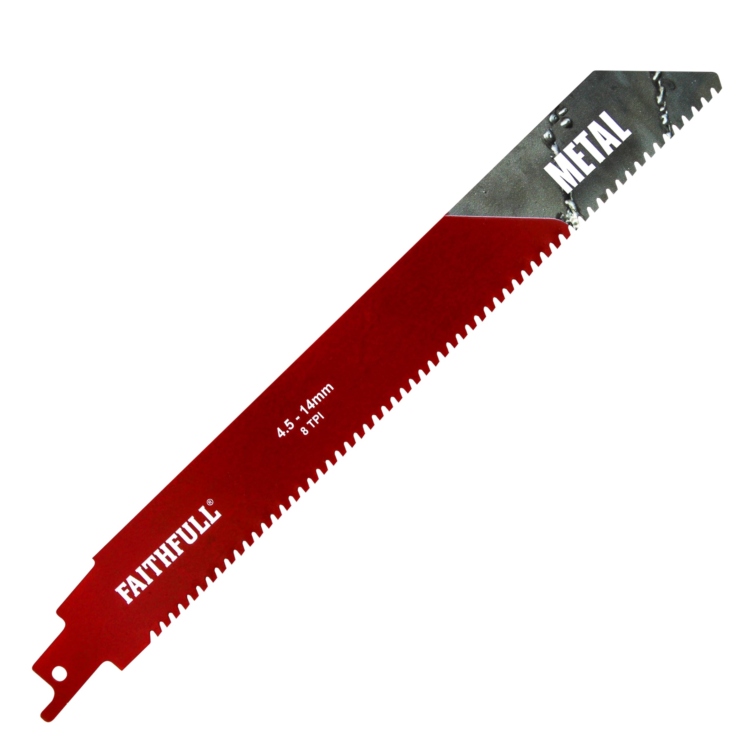 Faithfull Faisbs1130hm S1130hm Metal Carbide Sabre Saw Blade 228Mm X 8 Tpi
