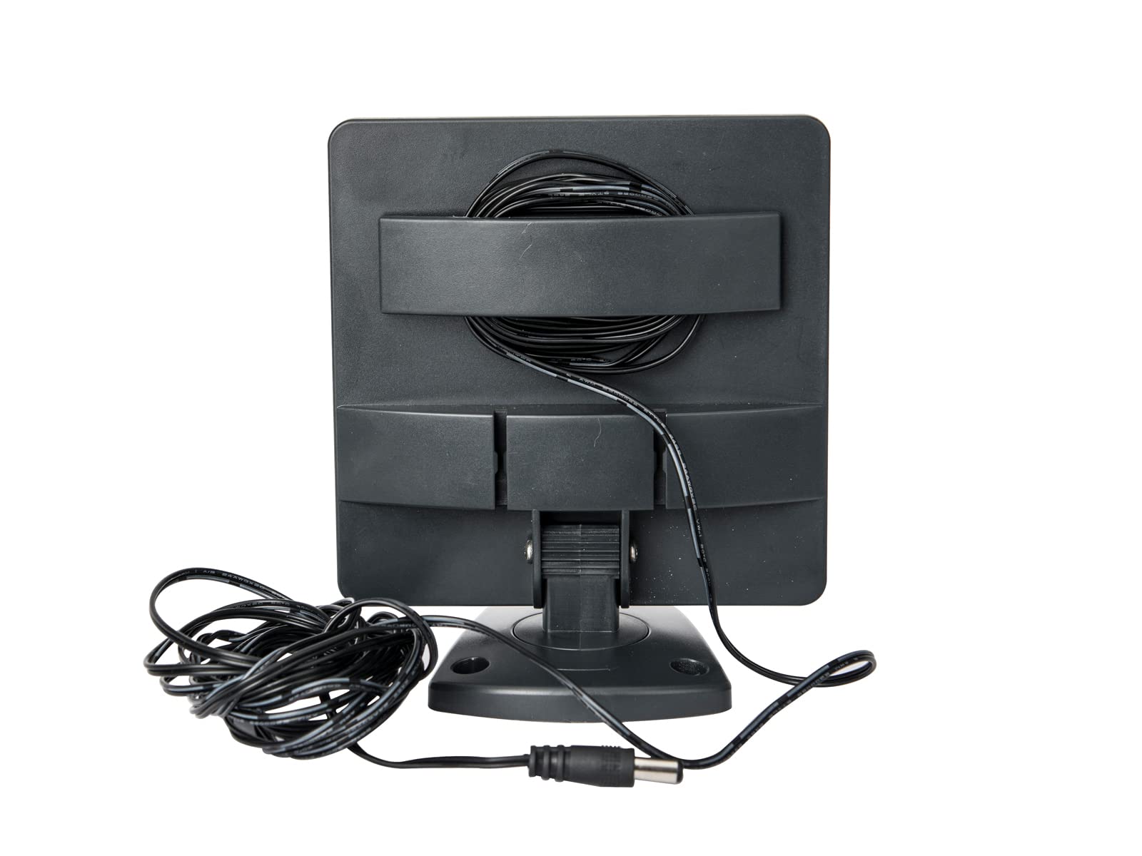 meineWunschleuchte Solarleuchte 2er SET mit externem Solarmodul Wandleuchte in Anthrazit mit Bewegungsmelder IP54, Breite 18cm