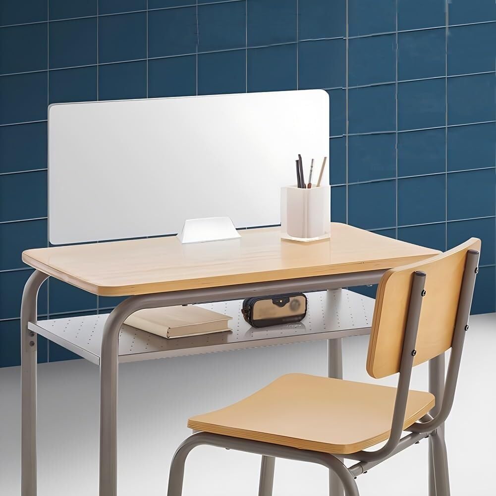 Desktop Privacy Divisore Panel40x30cm Insonorizzato Divisorio Ufficio Schermo di Riduzione del Rumore per Studenti & Professionisti Concentrato Lavoro & Studio Workstation Privacy Soluzione