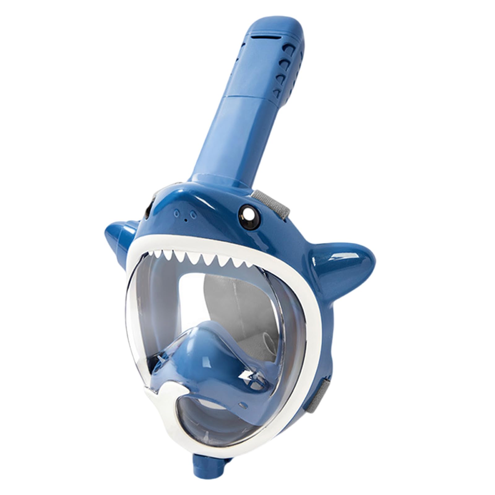 Maschera da snorkeling integrale con sistema di respirazione Dry Top, per bambini, pieghevole, vista panoramica