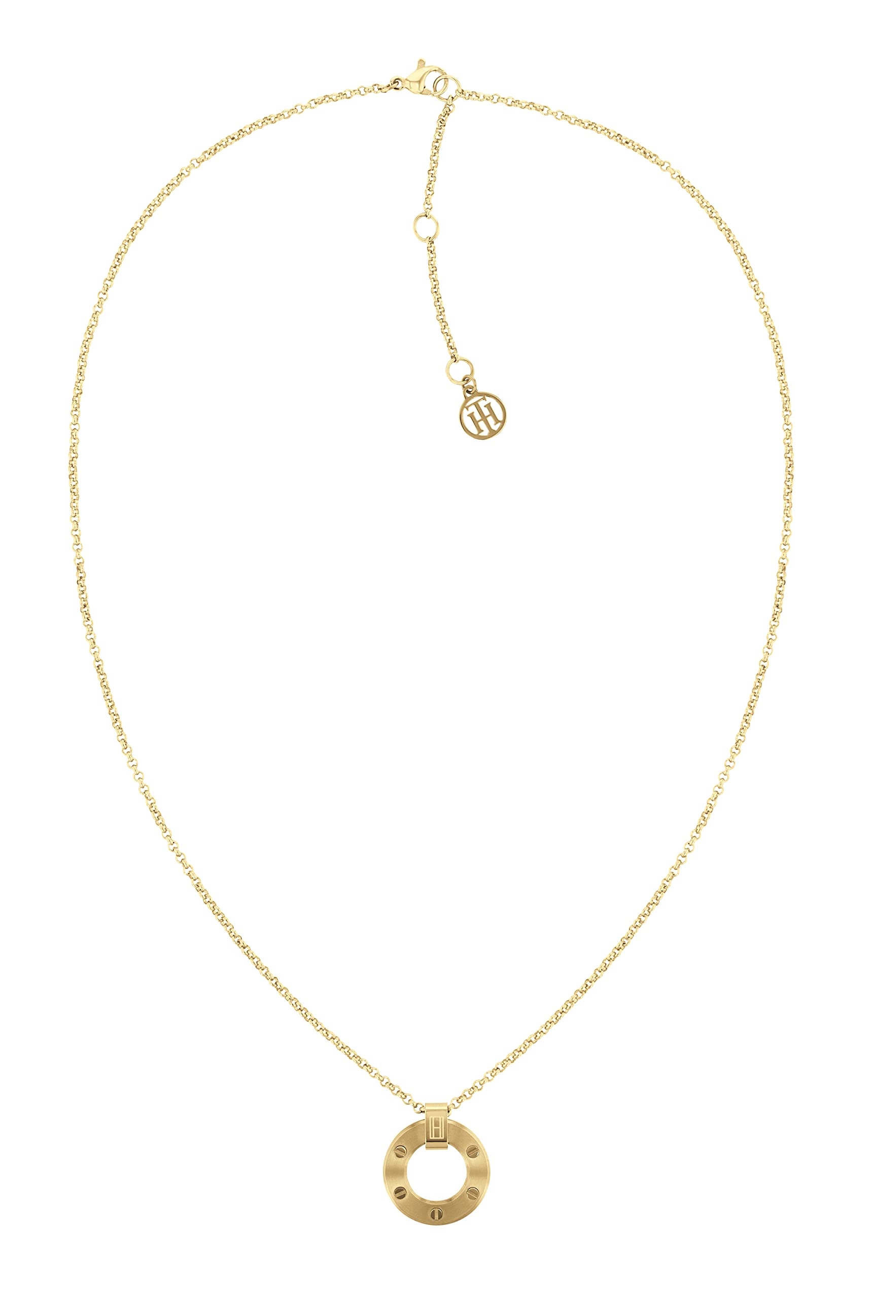 Tommy Hilfiger Jewelry Women's Yellow Gold Pendant Necklace - 2780605