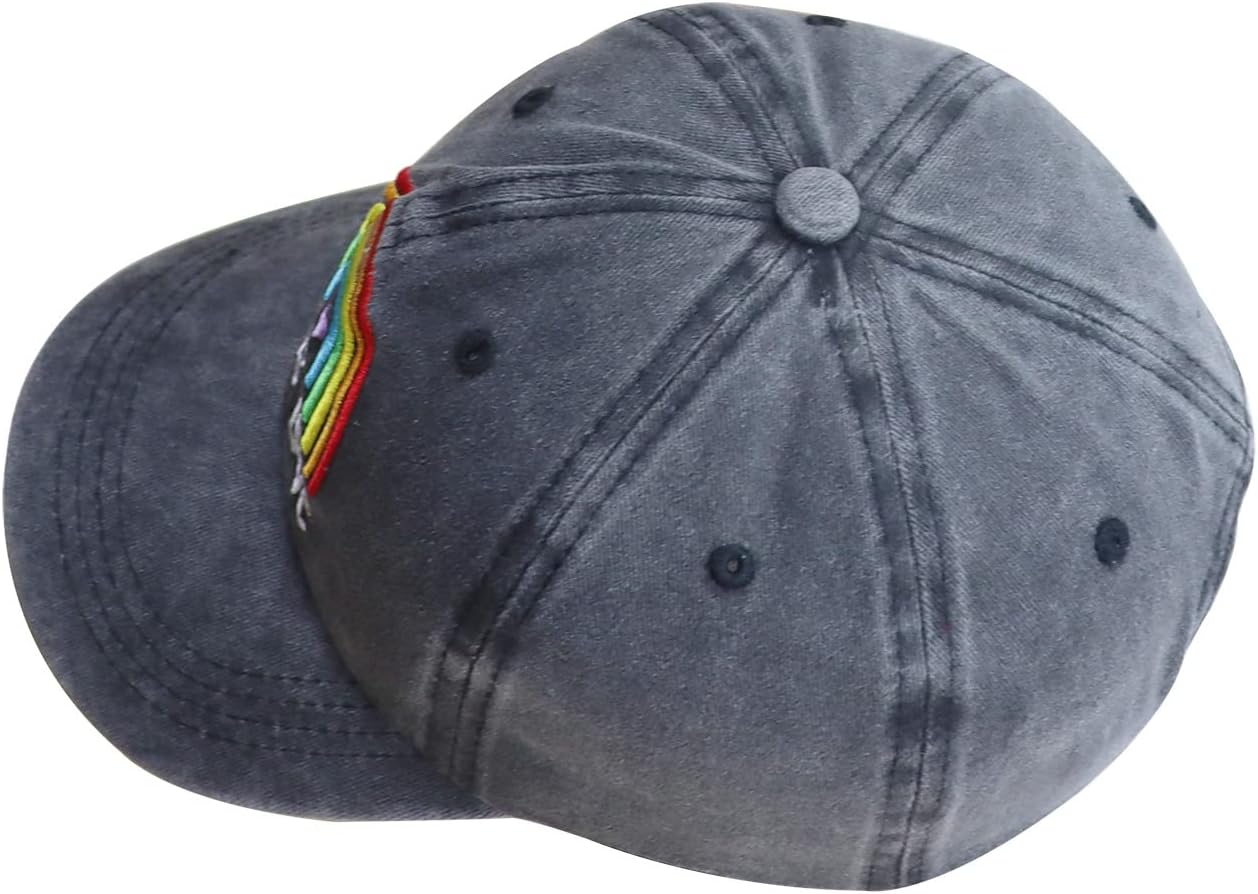 Love is Love Rainbow Hat for Men Women, Funny Adjustable Cotton Embroidered LGBT Gay Pride Baseball Cap - Image 5