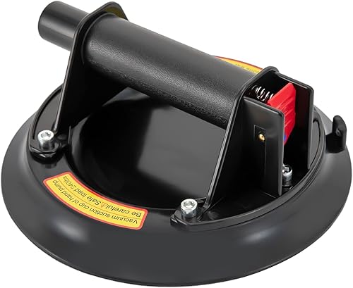 Ventosa de vidrio de 8 pulgadas, ventosa al vacío para elevación de granito y vidrio, ventosa resistente de mano para elevador de vidrio,