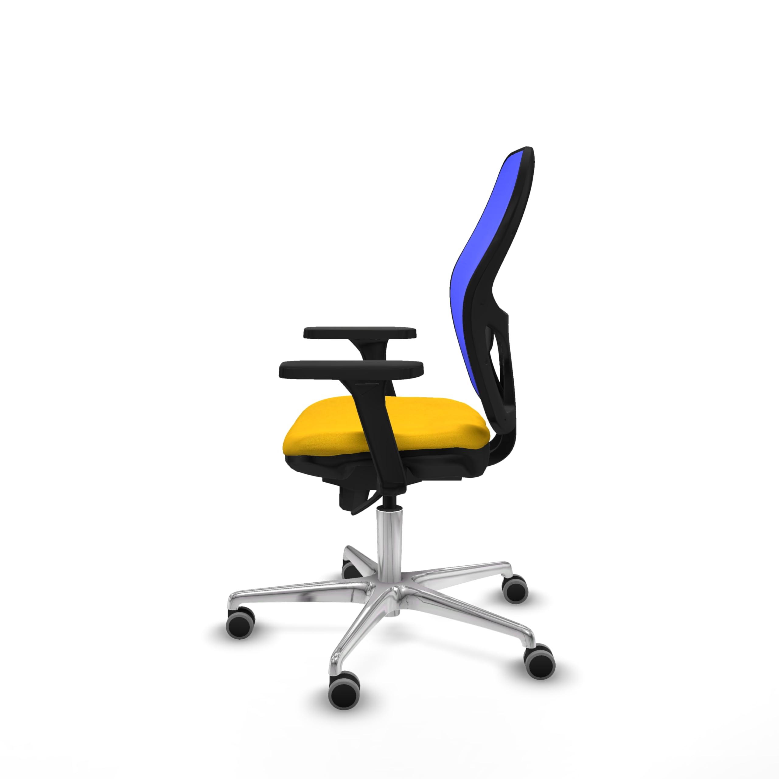 Piqueras y Crespo Silla ergonómica para músicos Jorquera 8 Horas 120 Kg Brazos 3D Sincro 5 Posiciones Sin cabecero Apoyo Lumbar 1D Respaldo Fijo