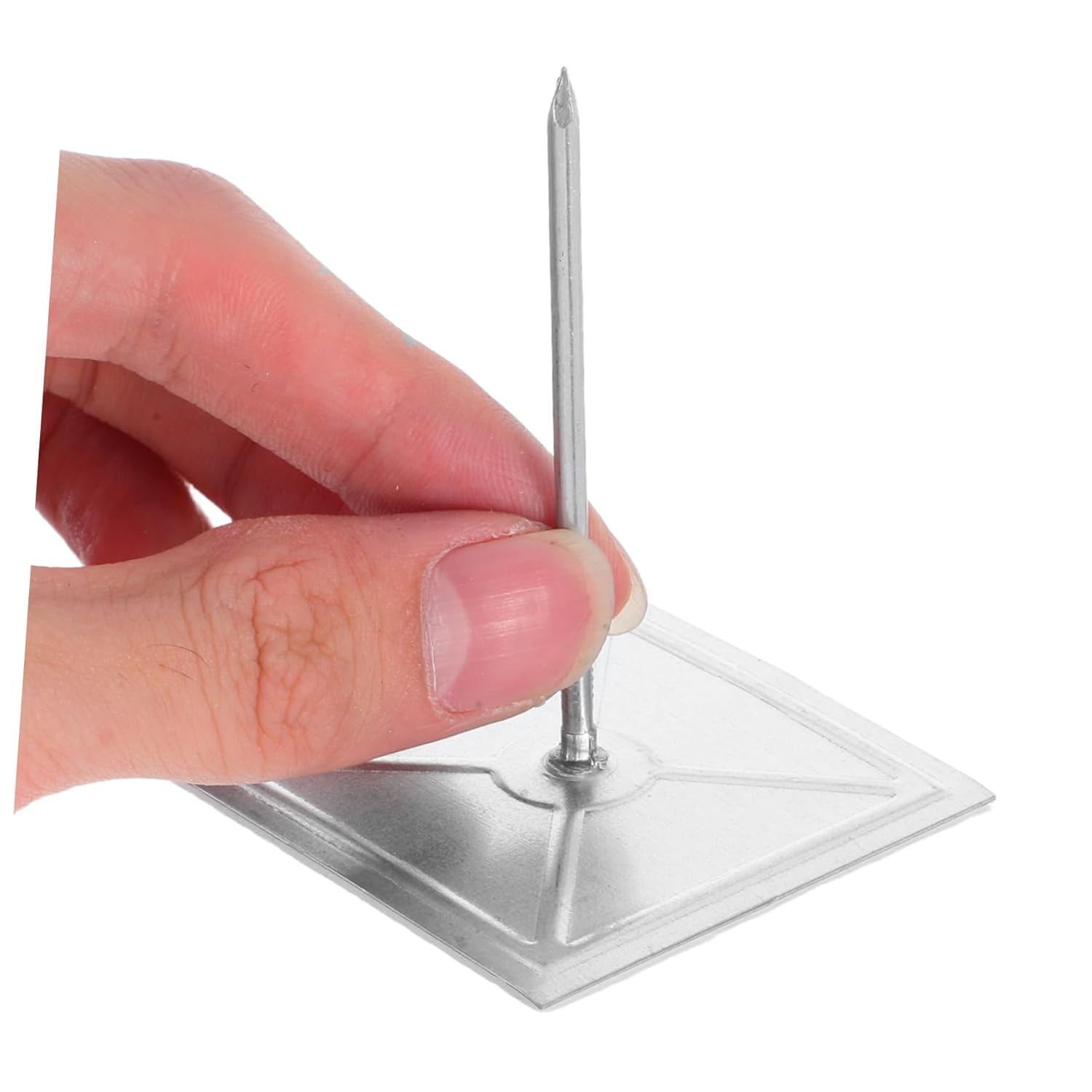 POPETPOP 50 Sets Dome Cap Washers Self Adhesive Aluminum Thermal Pins for Foam Board Insulation for Wall Ceiling and Floor Applications Enhanced Stability Quick Installation