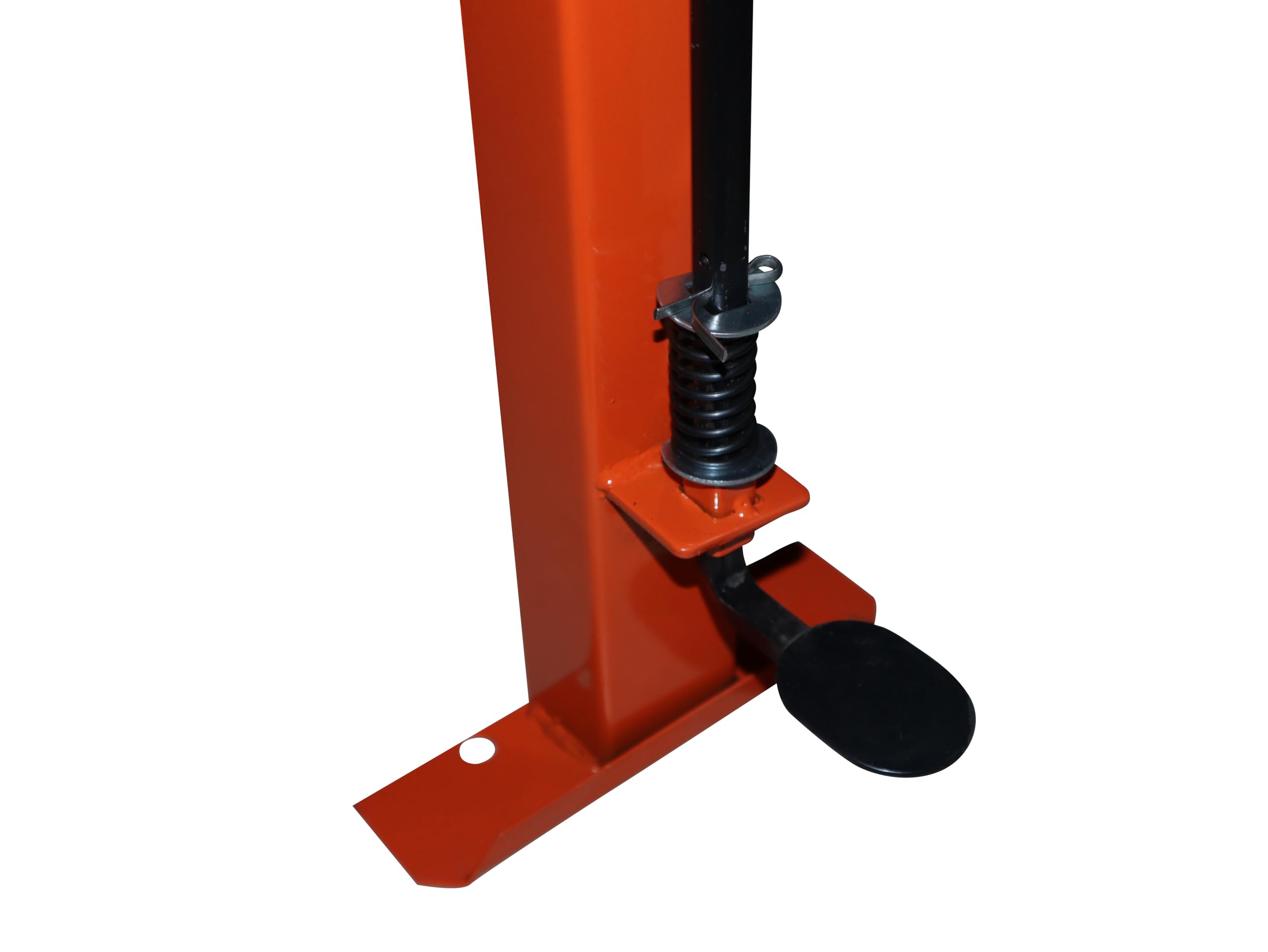 B135U Betonmischer 230V Mischmaschine Beton Zementmischer Mörtelrührer (125 Liter Trommelvolumen, 650 Watt Motorleistung, Zahnkranz aus Gusseisen, IP45, Fußbremse) orange