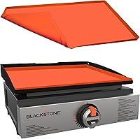 Vista 1 de Alfombrilla de plancha de silicona premium de 17 pulgadas para parrilla Blackstone de 17 pulgadas, cubierta de plancha de silicona resistente