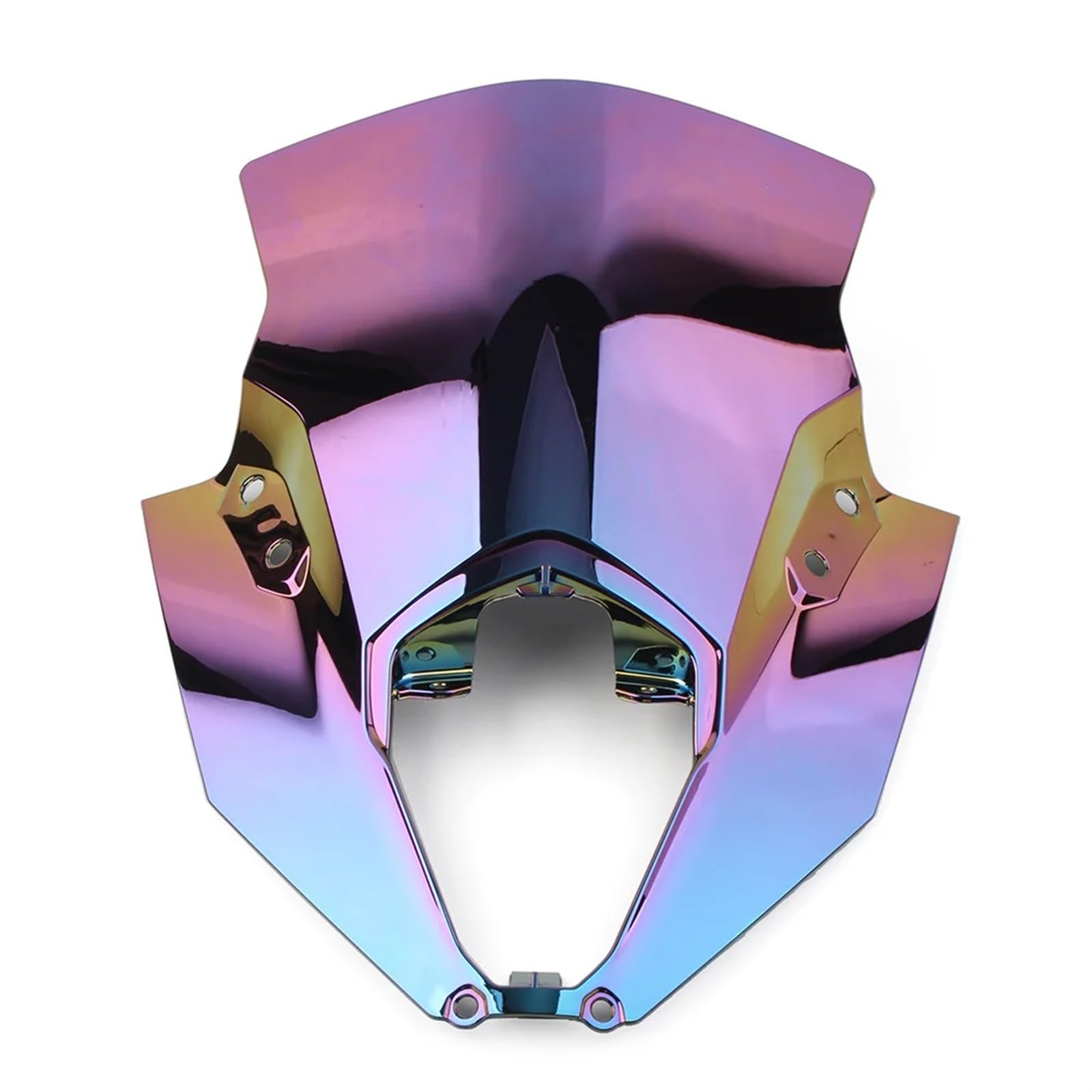 SXXJVES Motorbike Windshield For Ninja 650 For EX650 For ER-6F For ER6F 2020-2023 Motorcycle Double Bubble Windshield Deflector Protector Wind Motorcycle Windscreen(Iridium)