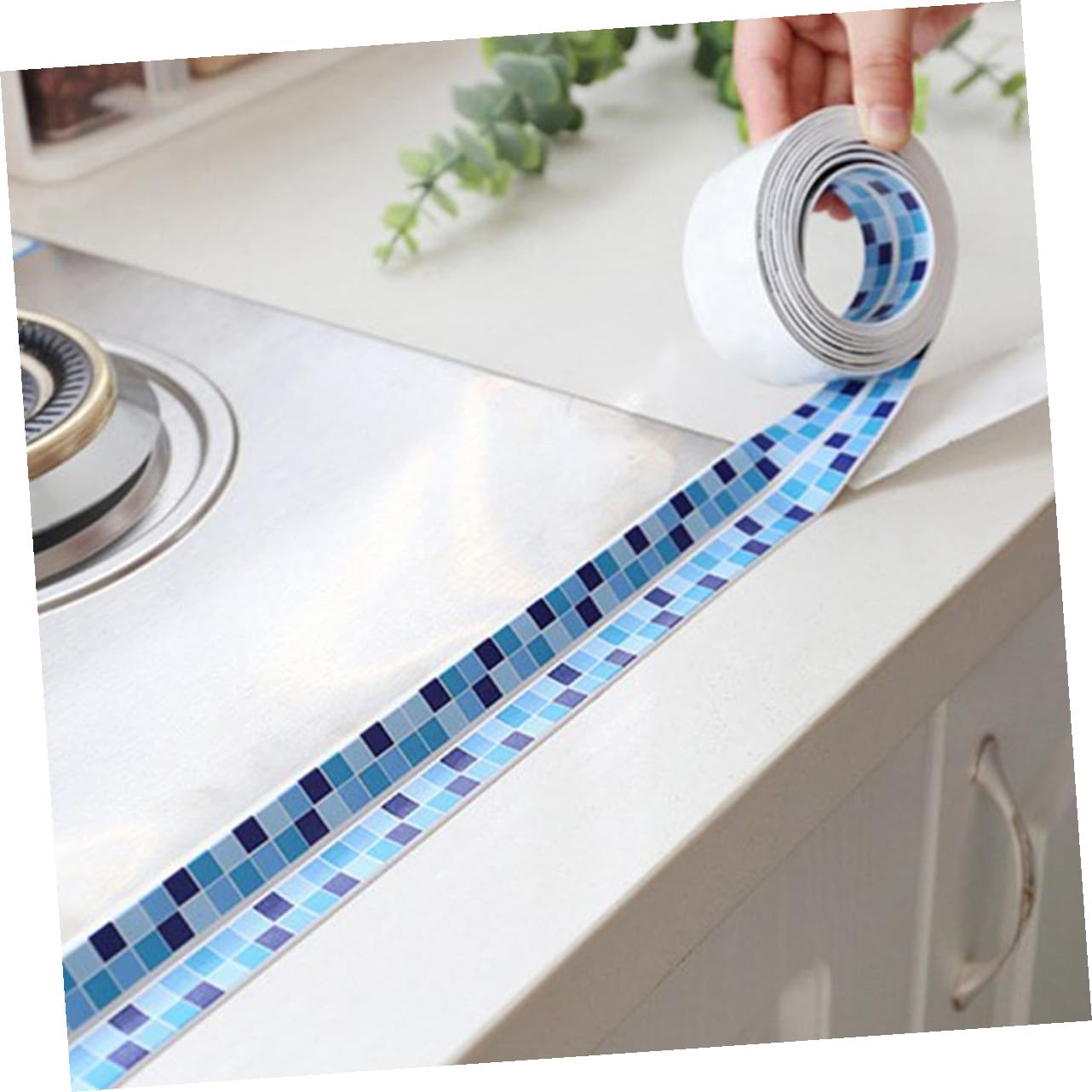 2pcs Gasket Caulk Self-Adhesive Caulk Strip Rv Sealant Shower Tub Tape