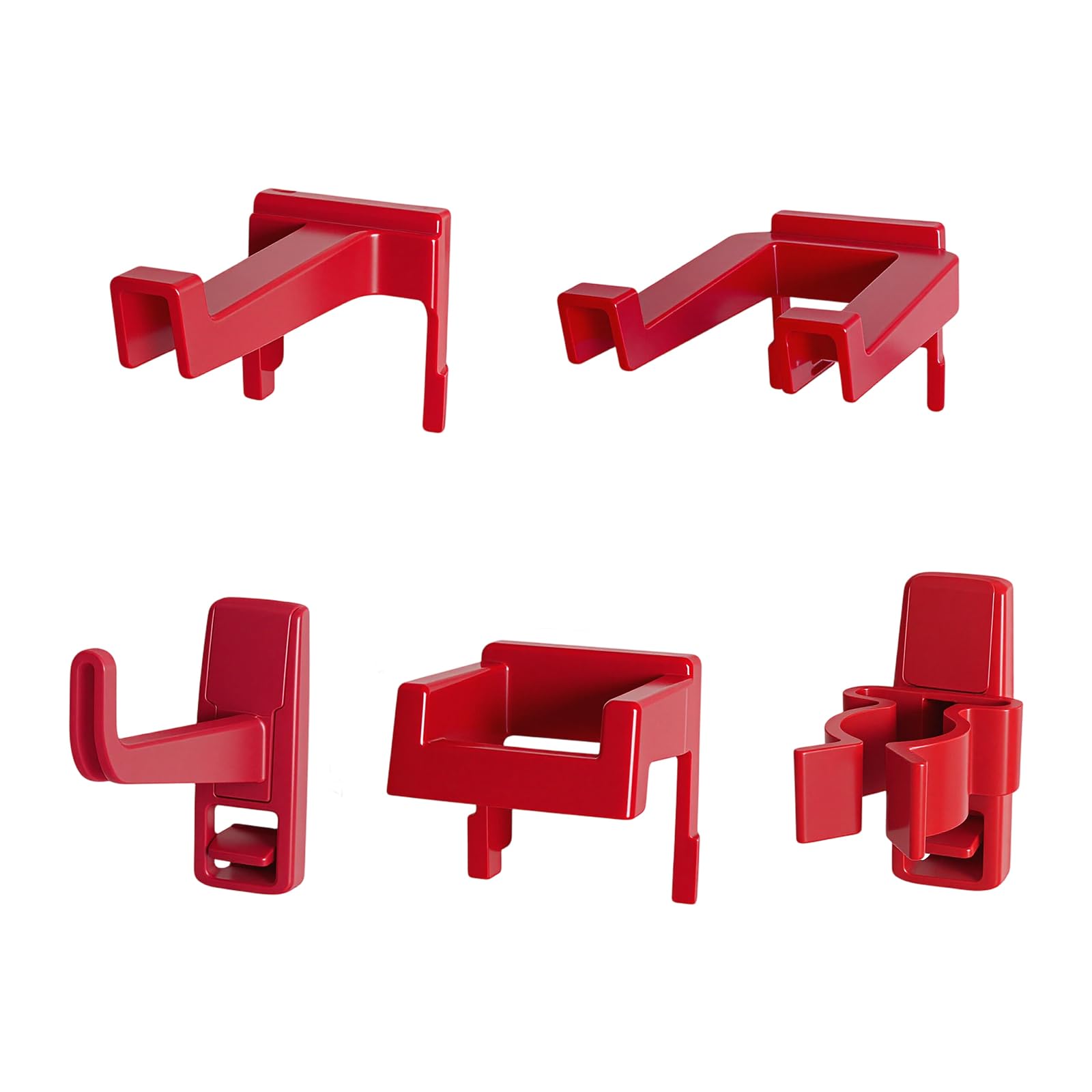 Kalttoy 5pcs Pegboard Hooks for Heavy Duty Tool Hanging and Garage Storage Solution Pegboard Hardware Fasteners
