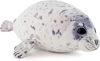 Sew Butiful Seal Stuffed Animal Toy, Cute plushies, 12" Seal Plush Pillow Gift for Girls Kids Children Birthday Christmas (Small)