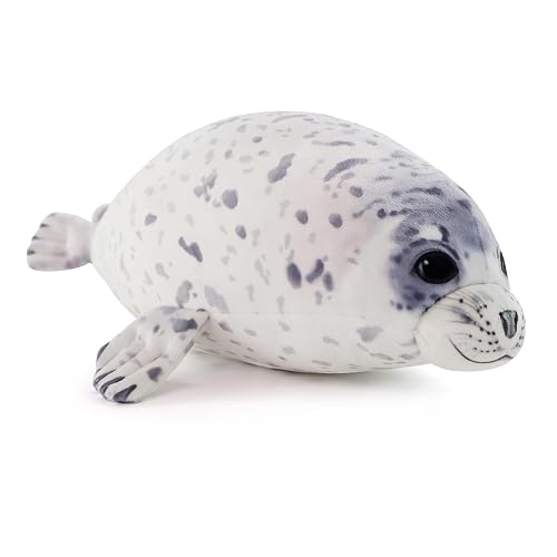 Sew Butiful Seal Stuffed Animal Toy, Cute plushies, 25" Seal Plush Pillow Gift for Girls Kids Children Birthday Christmas (Large)
