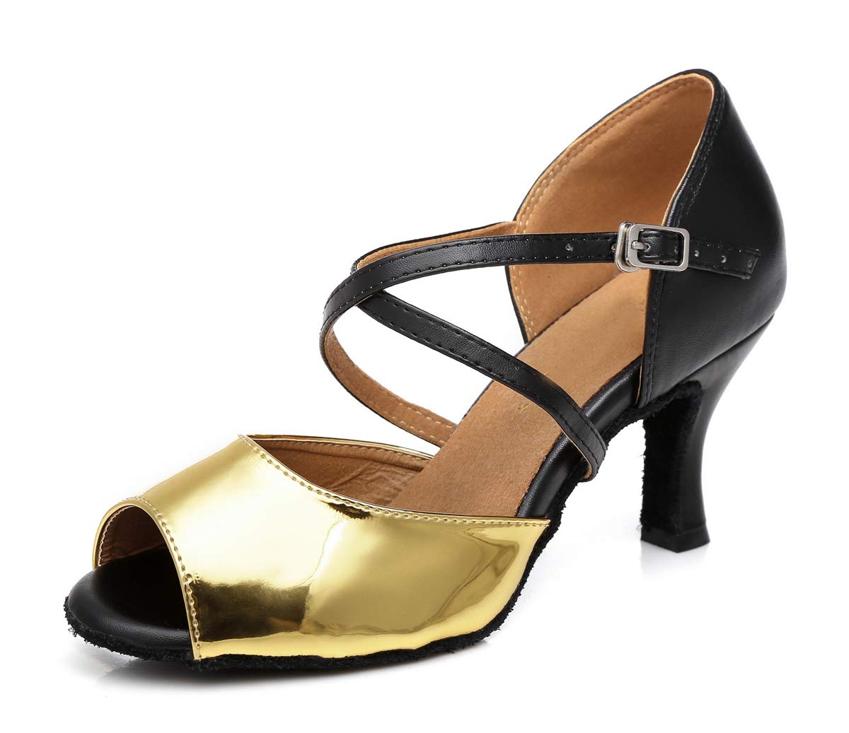 Sandales à talon évasé pour danse latine et salsa L307 - 7