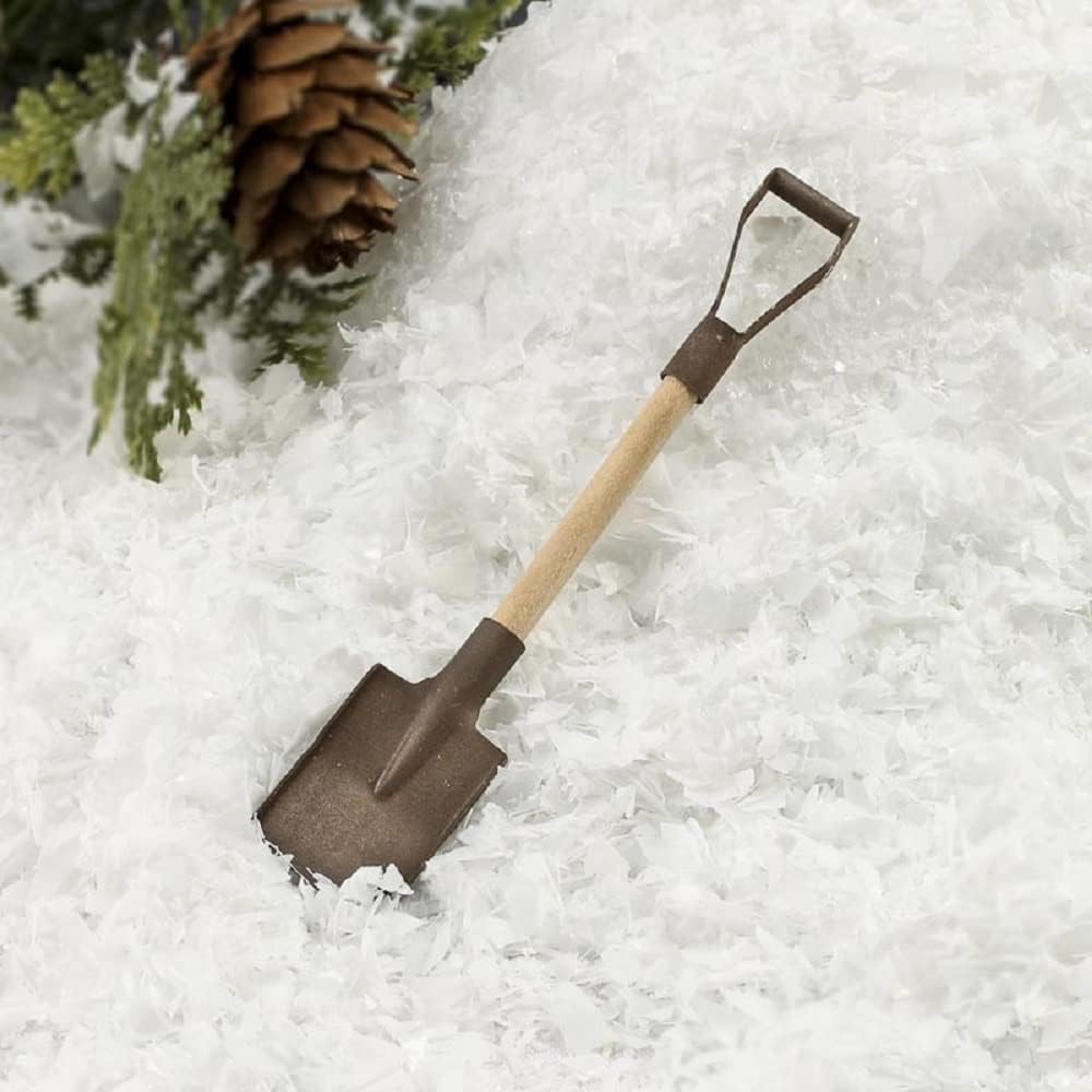 review Factory Direct Craft Group of 12 Mini Rusted Metal Blade & Wood Handle Snow Shovels | 3-3/4