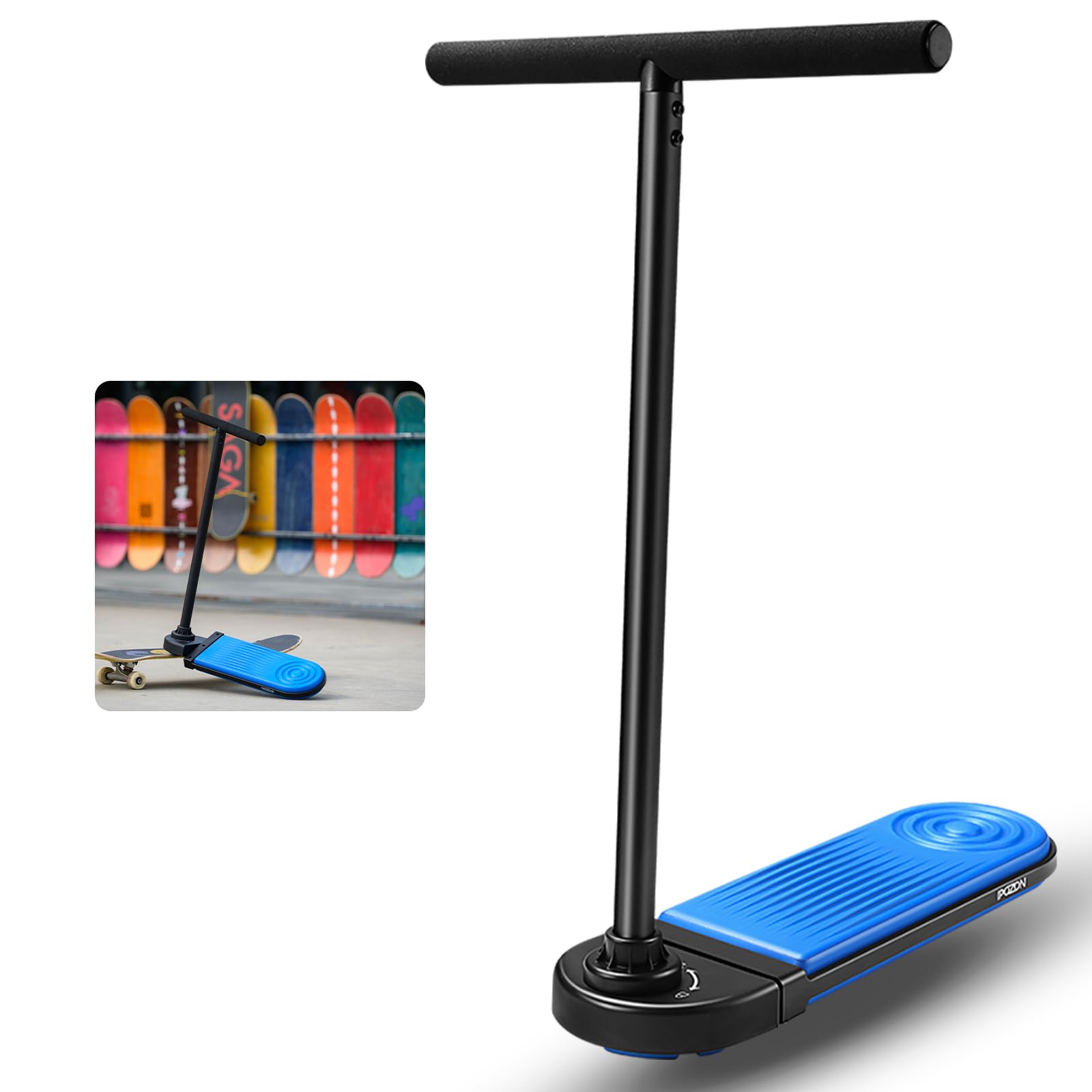 COASTA Trick Scooter for Kids Teens, Indoors and Outdoors Junior Trainer Stunt Board Scooter with 360 Degree Spinning Base