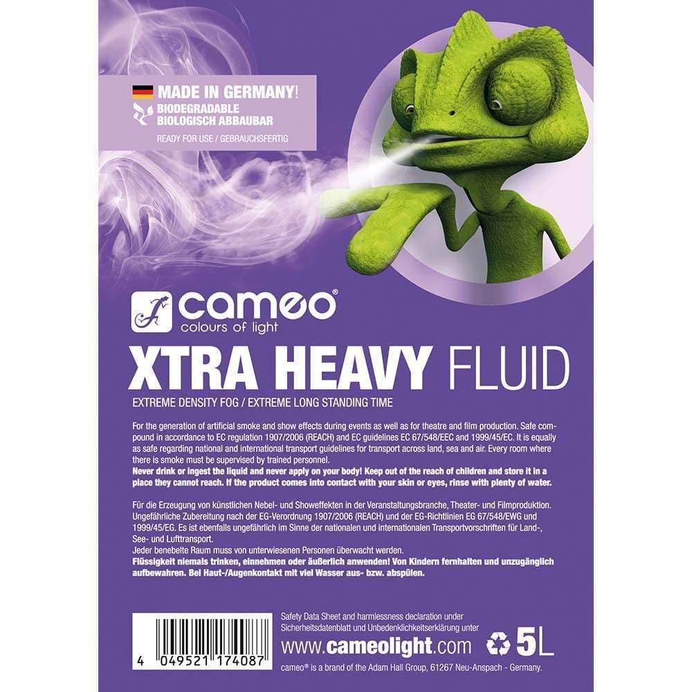 3 x Cameo CLFXHEAVY5L 15 Liter XTRA HEAVY Nebelfluid extrem hohe Dichte & Standzeit DJ Smoke Fluid für Nebelmaschine