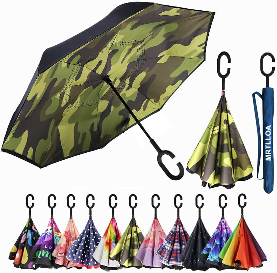 large camo umbrella