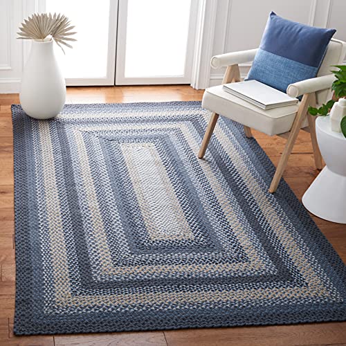 Tapete decorativo rectangular 6x9 ft SAFAVIEH algodón miniatura 1