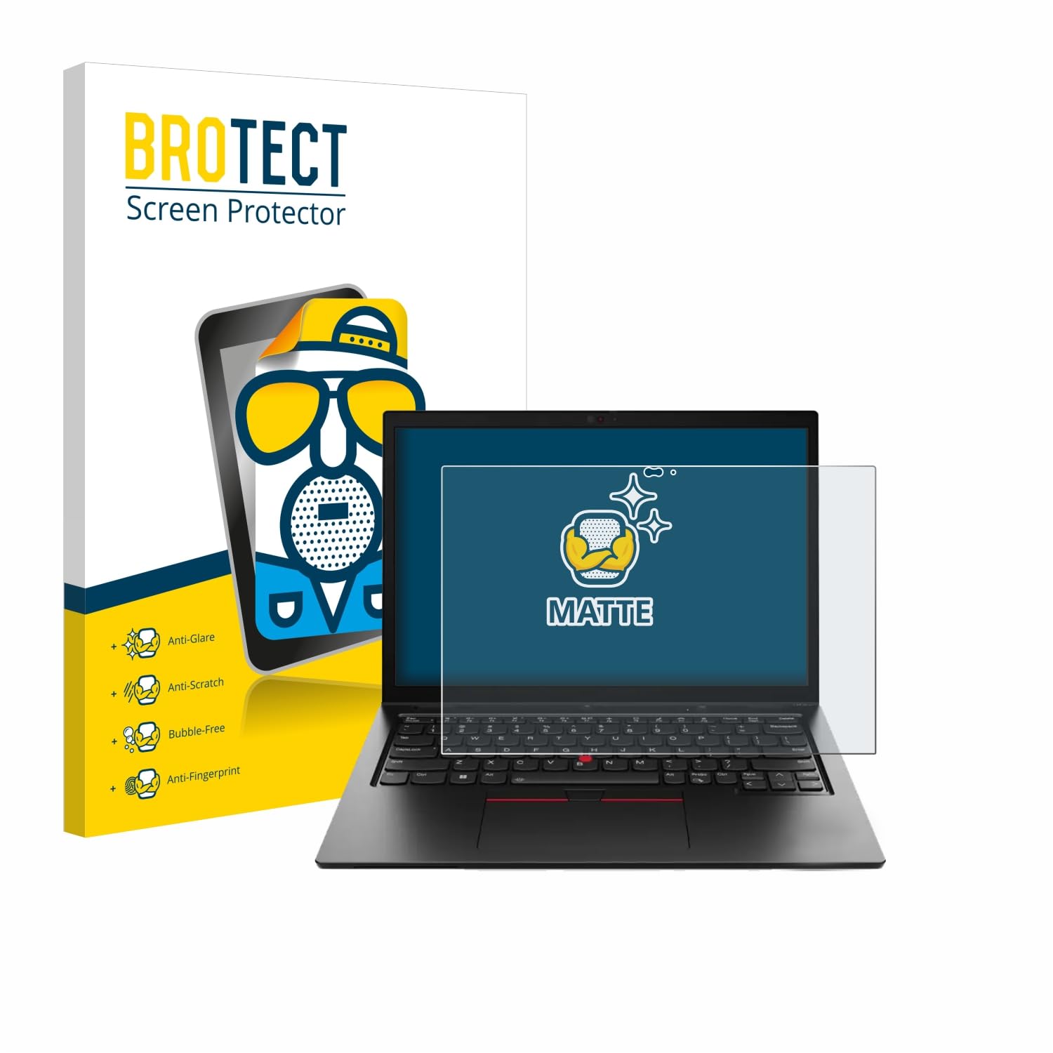 brotect Pellicola Protettiva Opaca per Lenovo ThinkPad L13 Yoga Gen 4 Pellicola Protettiva Anti-Riflesso