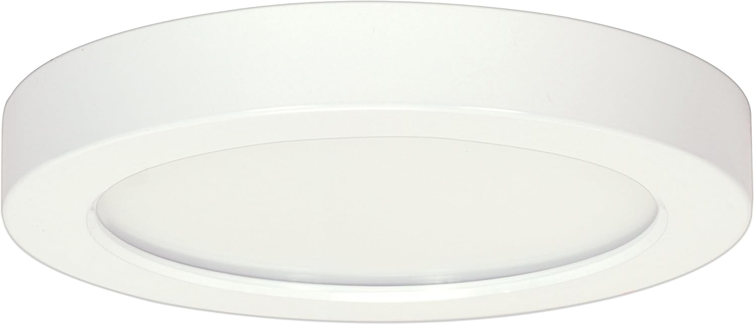 Satco Products S9336 Blink Flush Mount LED Fixture, 18.5W/9", White, 1150Lm/2700K