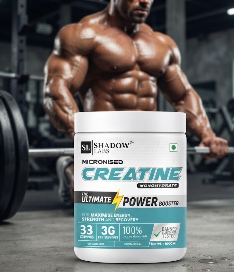 Image of Shadowlabs Creatine Monohydrate Powder 100g