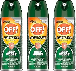 Off! Deep Woods Sportsman Insect Repellent 6 Ounce (Pack of 3)