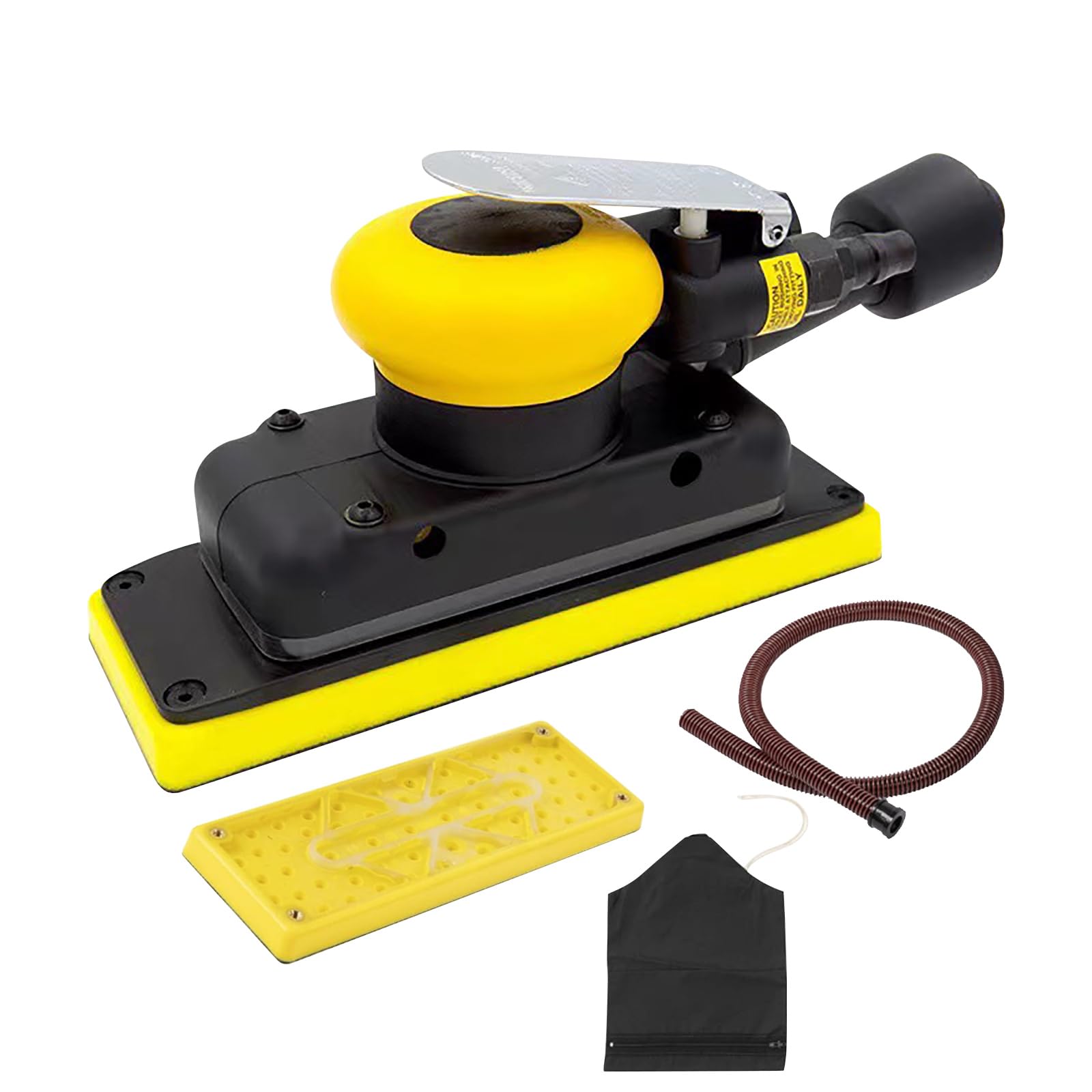 Industrial Air Propelled Polisher High WHIRLS Dirt Complimentary Action Ergonomic Grip Plan for Car Detailing Softwood Face Preparation Air Powered Polisher with Sediment