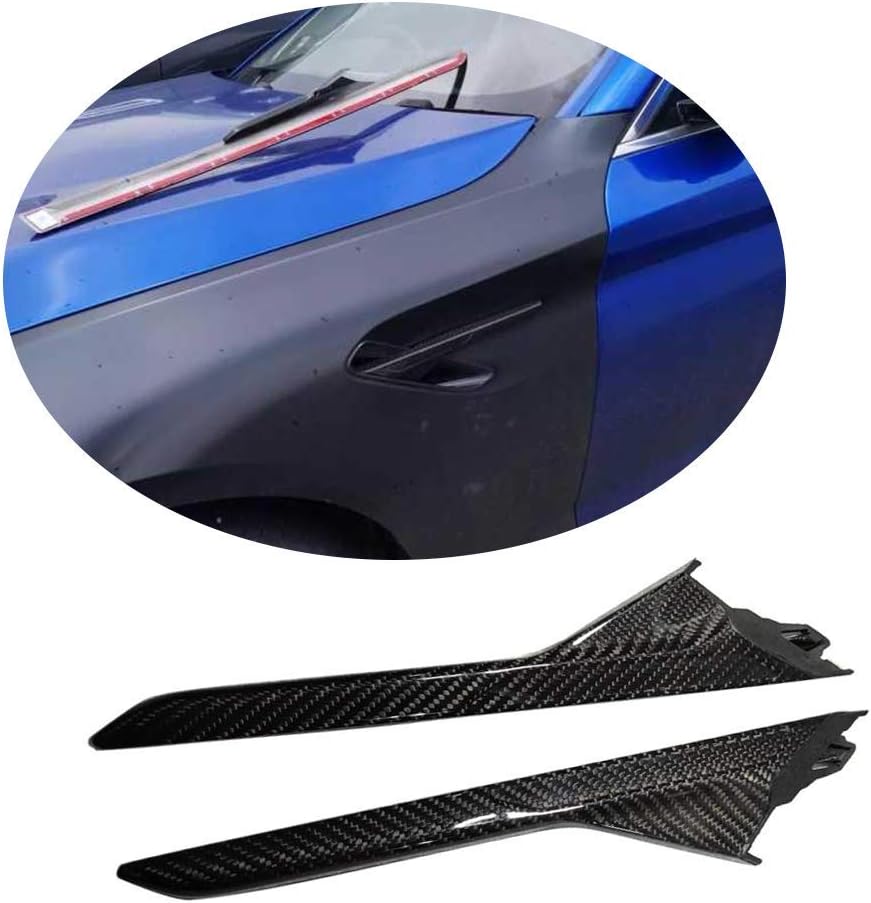 XTT Side Air Intake Vent fits BMW 5 Series F90 M5 Sedan 2018-2020 Factory Outlet Replacement Carbon Fiber CF Front Fender Scoop Cover Trim