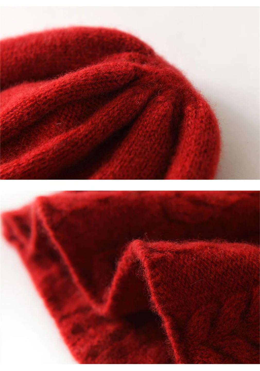Cashmere lavorato a maglia berretti per le donne inverno caldo morbido Skullies cappello per le donne moda cranio Caps